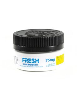 Buy Fresh Blue Raspberry 2.5mg THC Gummies UK