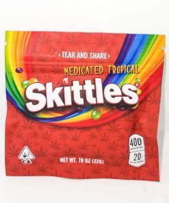 Buy Medicated Tropical Skittles 400mg THC UK